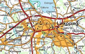 Karta med vägbeskrivning